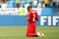 Murillo was given a torrid time by the movement of England's attackers